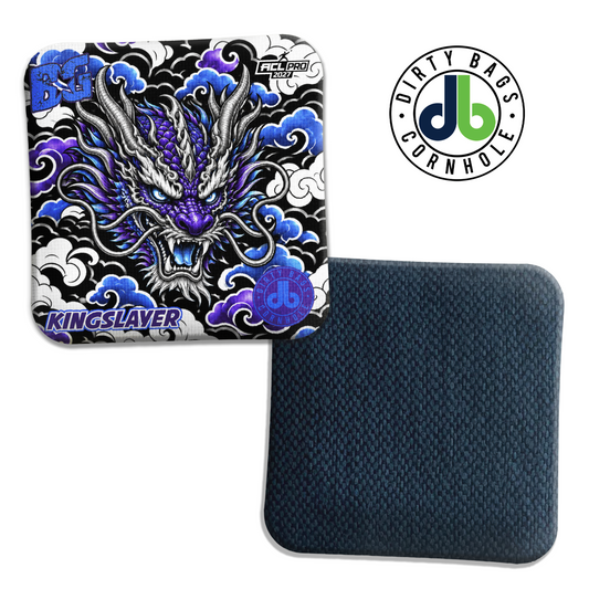 BG Cornhole Bags - Kingslayer - Dragon Clouds