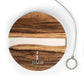 Botanical Acacia Wood Hook and Ring Toss Game