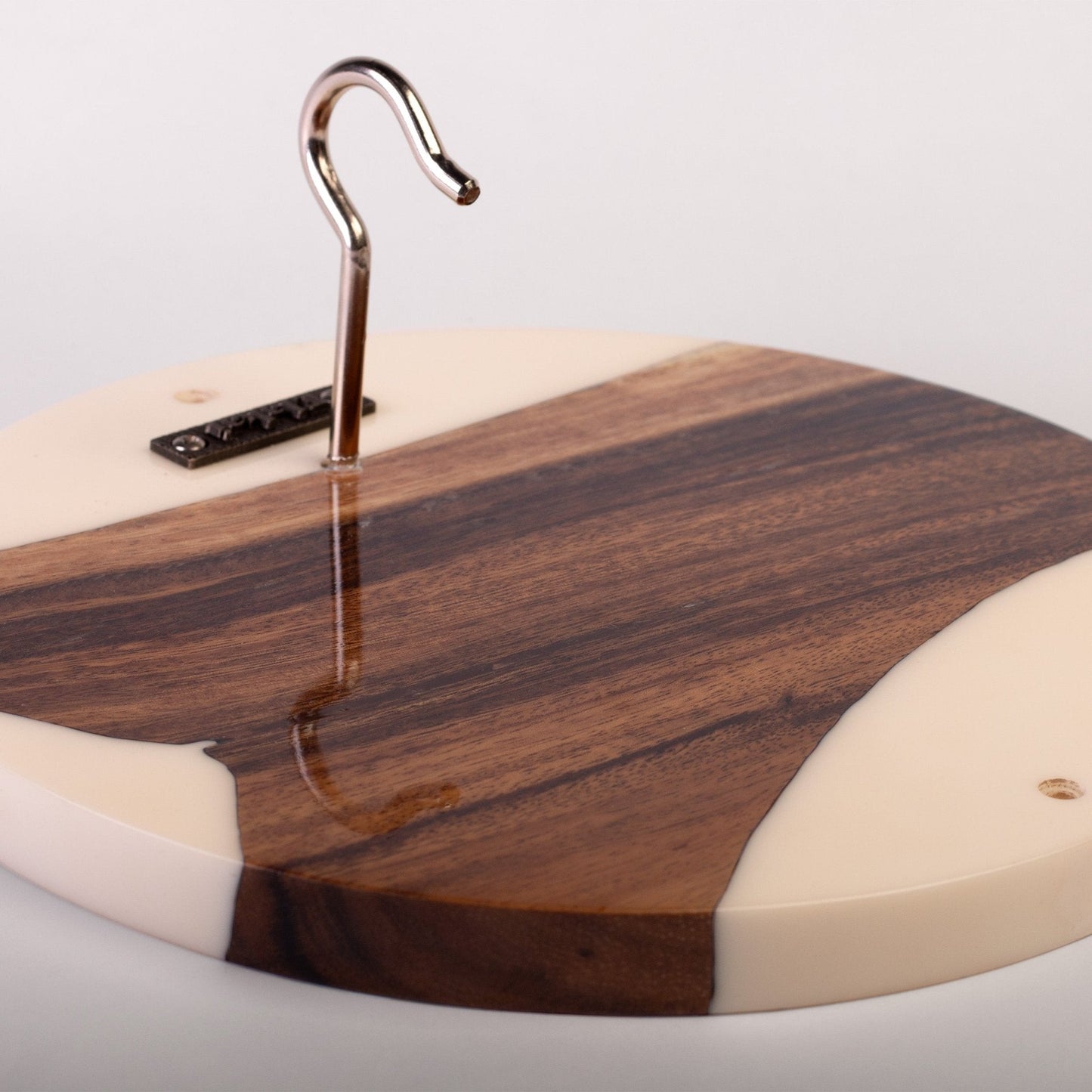 Botanical Acacia Wood Hook and Ring Toss Game