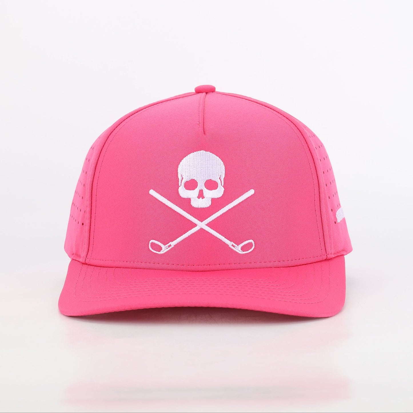 Pink Skull Golf Hat