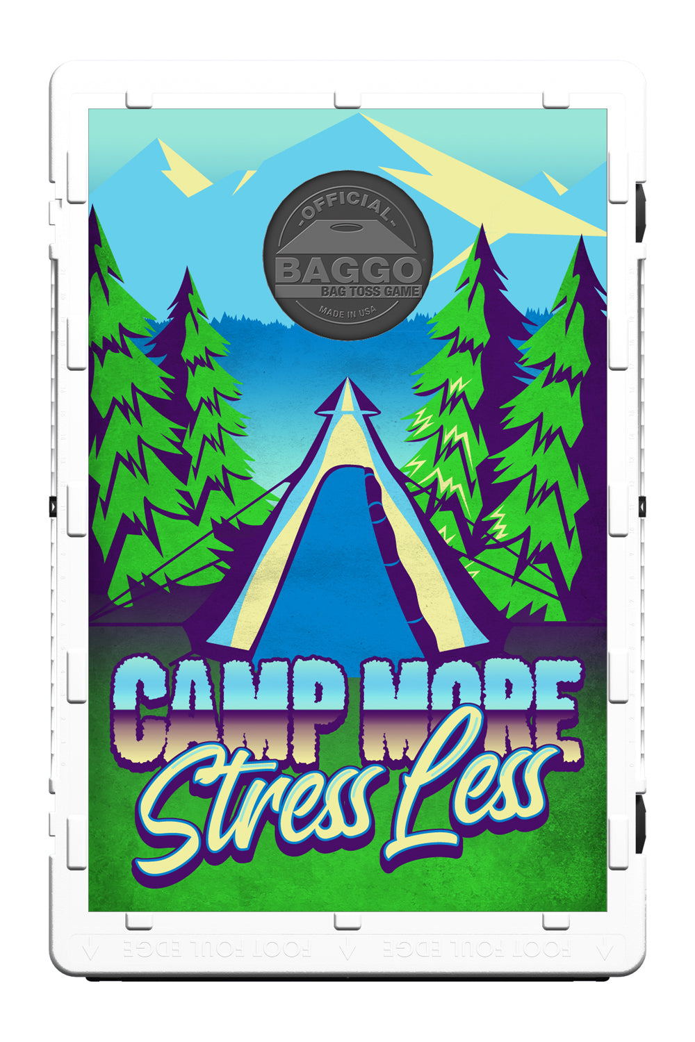 Camp More Stress Less Bean Bag Toss Game by BAGGO