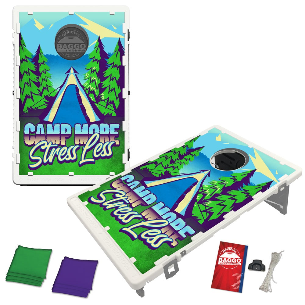 Camp More Stress Less Bean Bag Toss Game by BAGGO