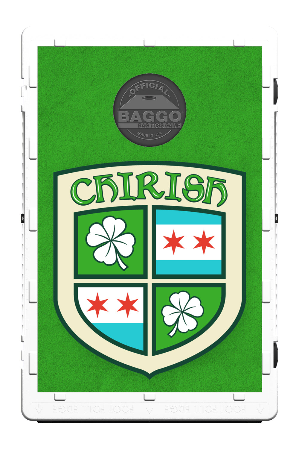 Chicago Chirish Crest Shield Bean Bag Toss Game by BAGGO