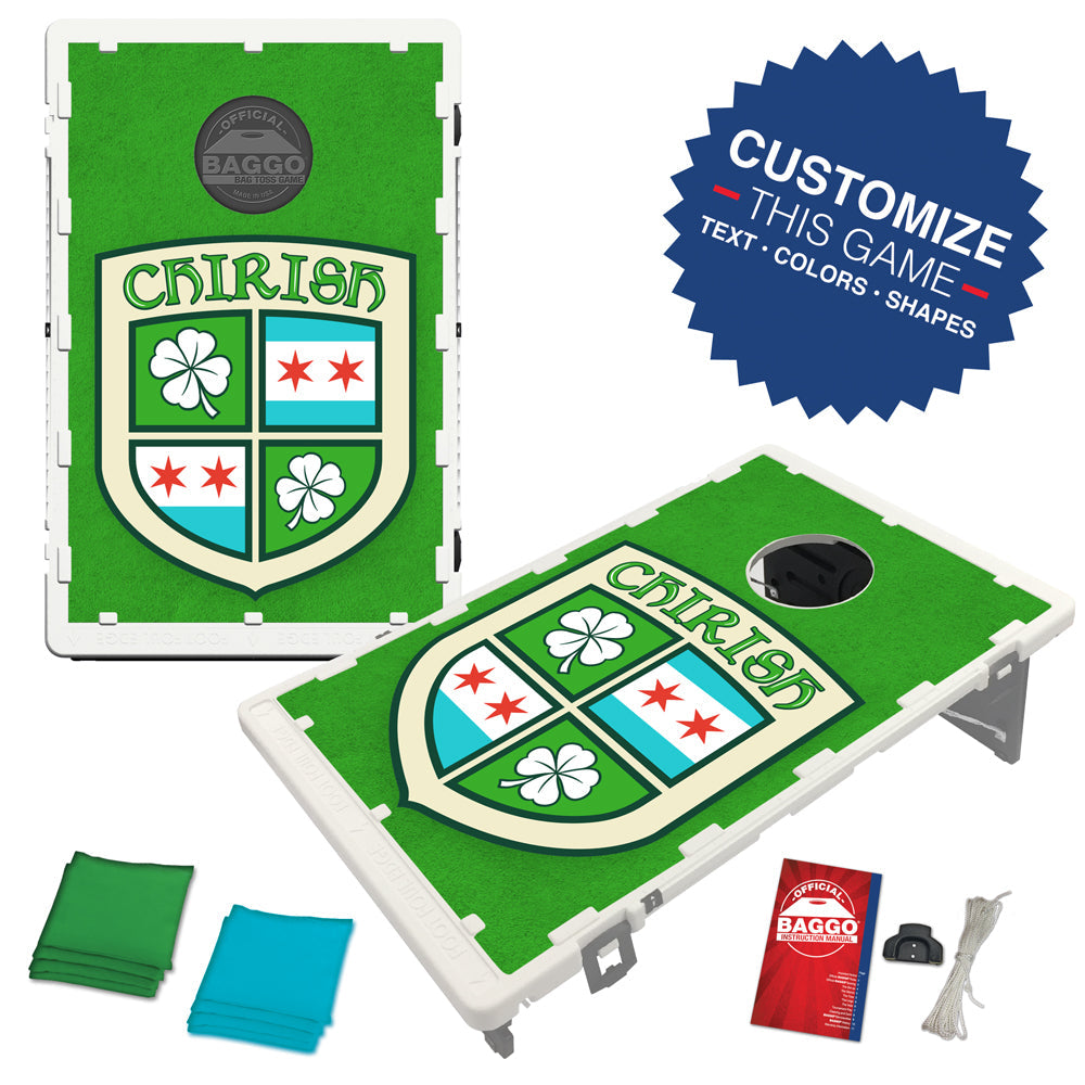 Chicago Chirish Crest Shield Bean Bag Toss Game by BAGGO