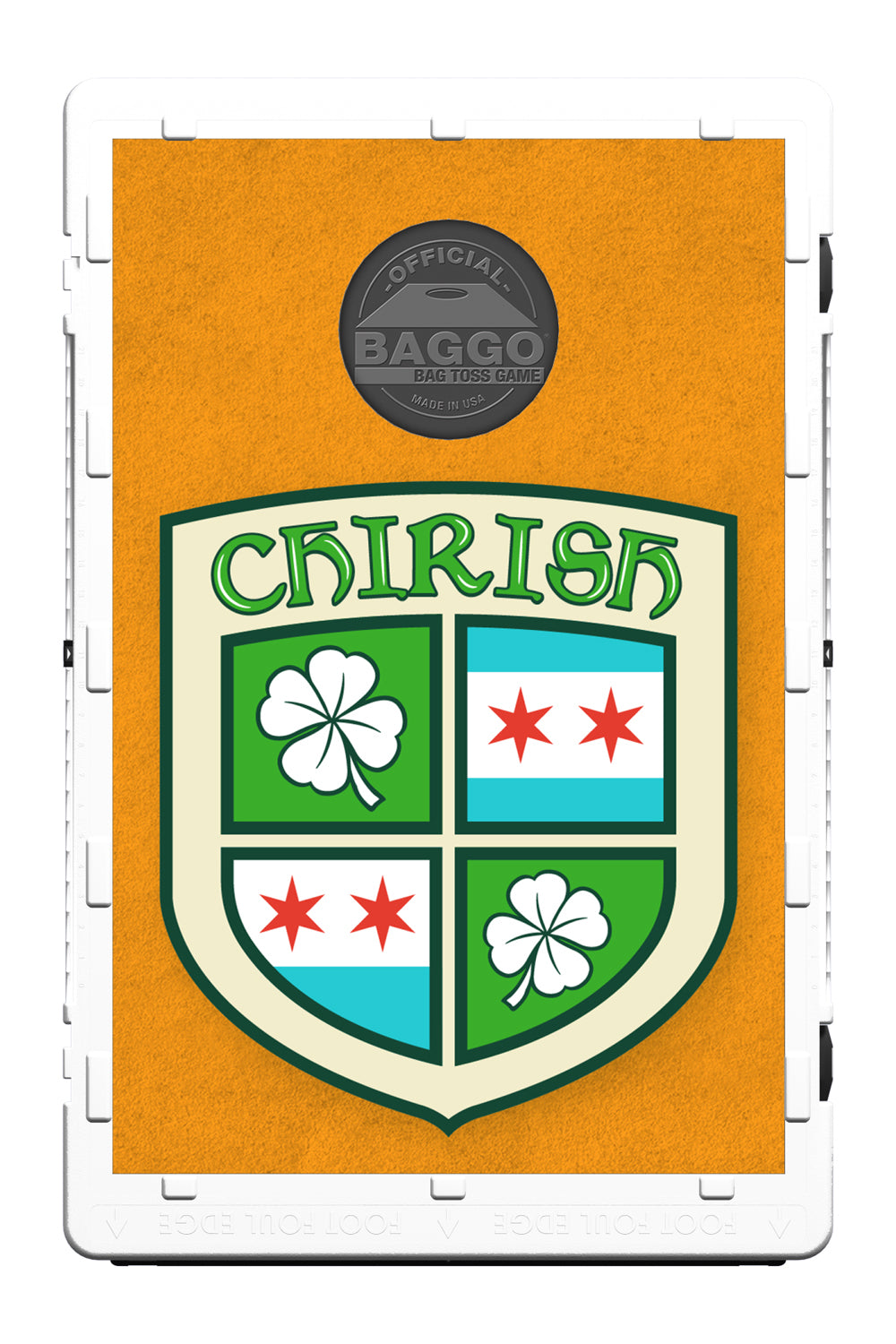 Chicago Chirish Crest Shield Bean Bag Toss Game by BAGGO