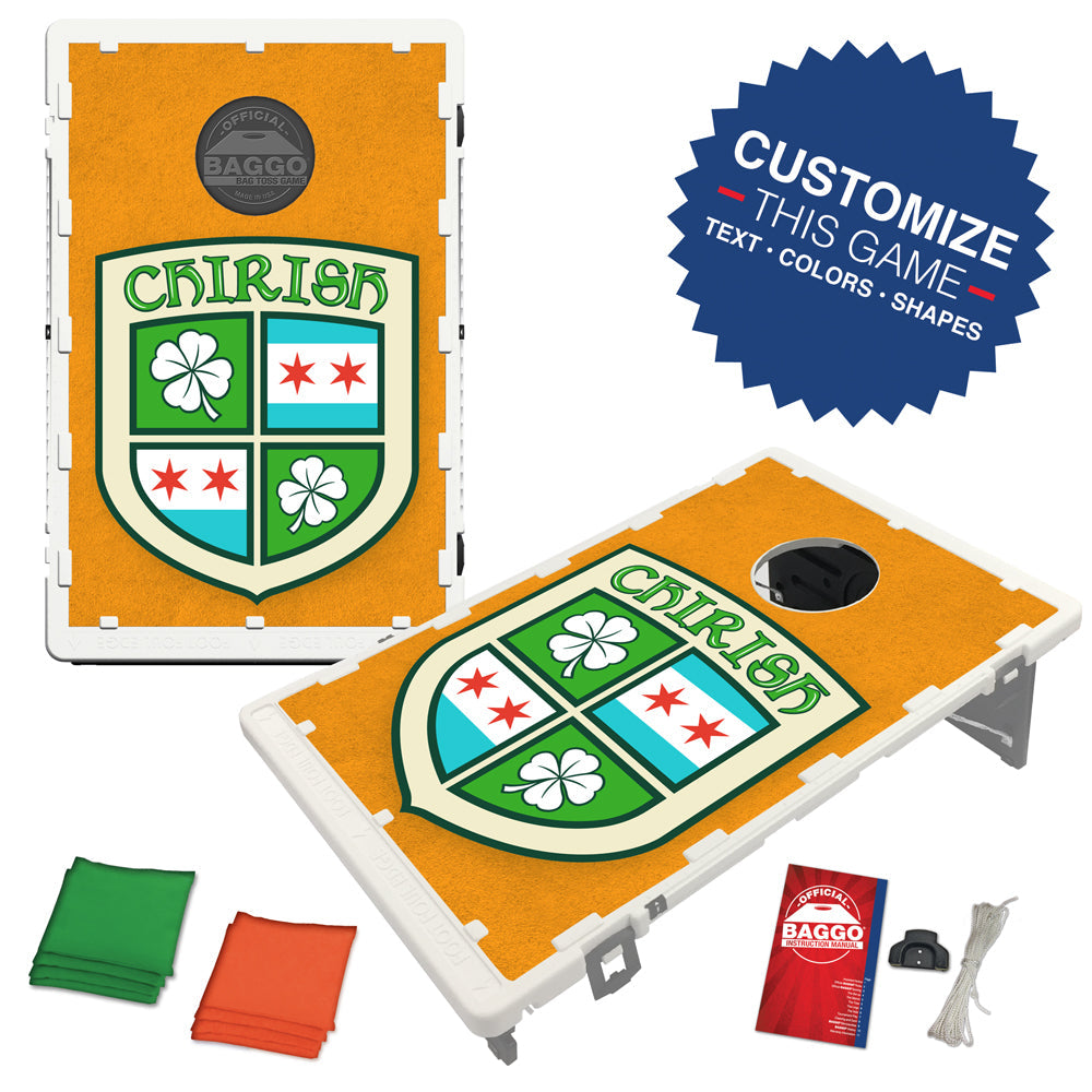 Chicago Chirish Crest Shield Bean Bag Toss Game by BAGGO