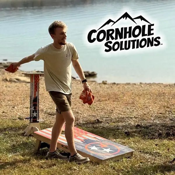 Orange TN Flag Cornhole Boards – Tournament Series