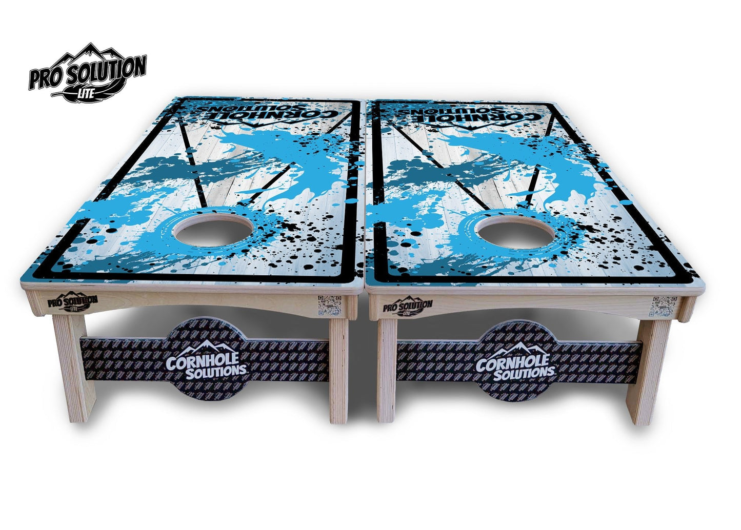 Paint Splatter CS Logo Cornhole Boards – Pro Lite or Pro Elite