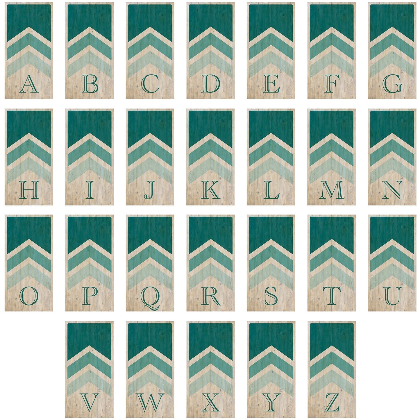 Wedding Arrows Cornhole Boards - Professional Tournament Series - Teal