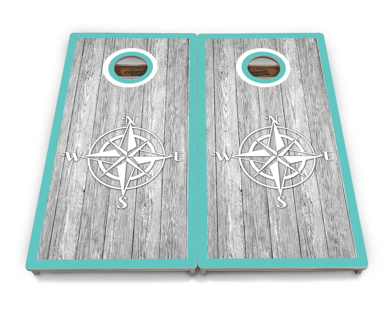 Anchor & Compass Cornhole Boards – Tournament Series