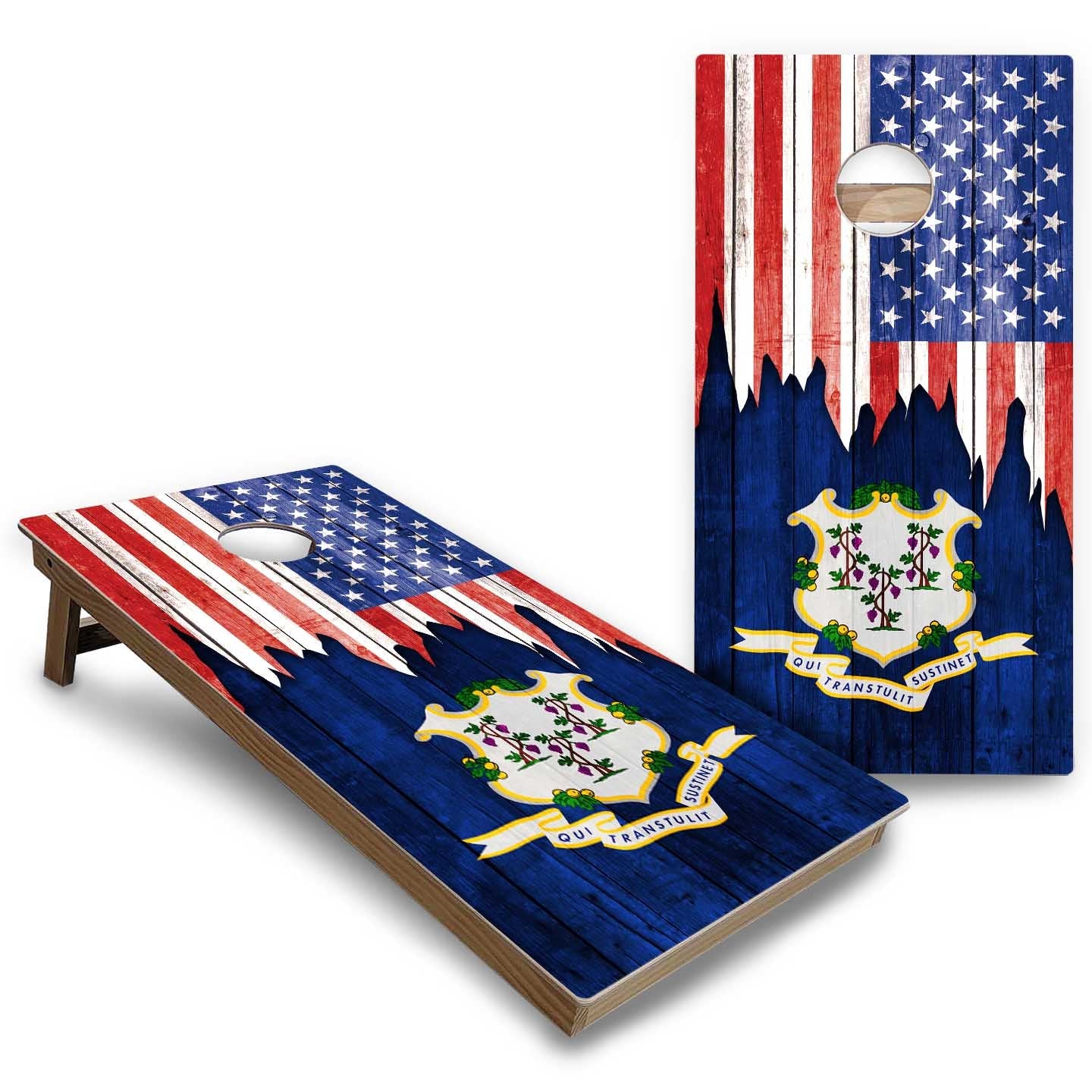 State Flags Alabama to Georgia Cornhole Boards - Backyard Series