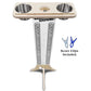 Cornhole Scoring Tower - Gray Wash Design