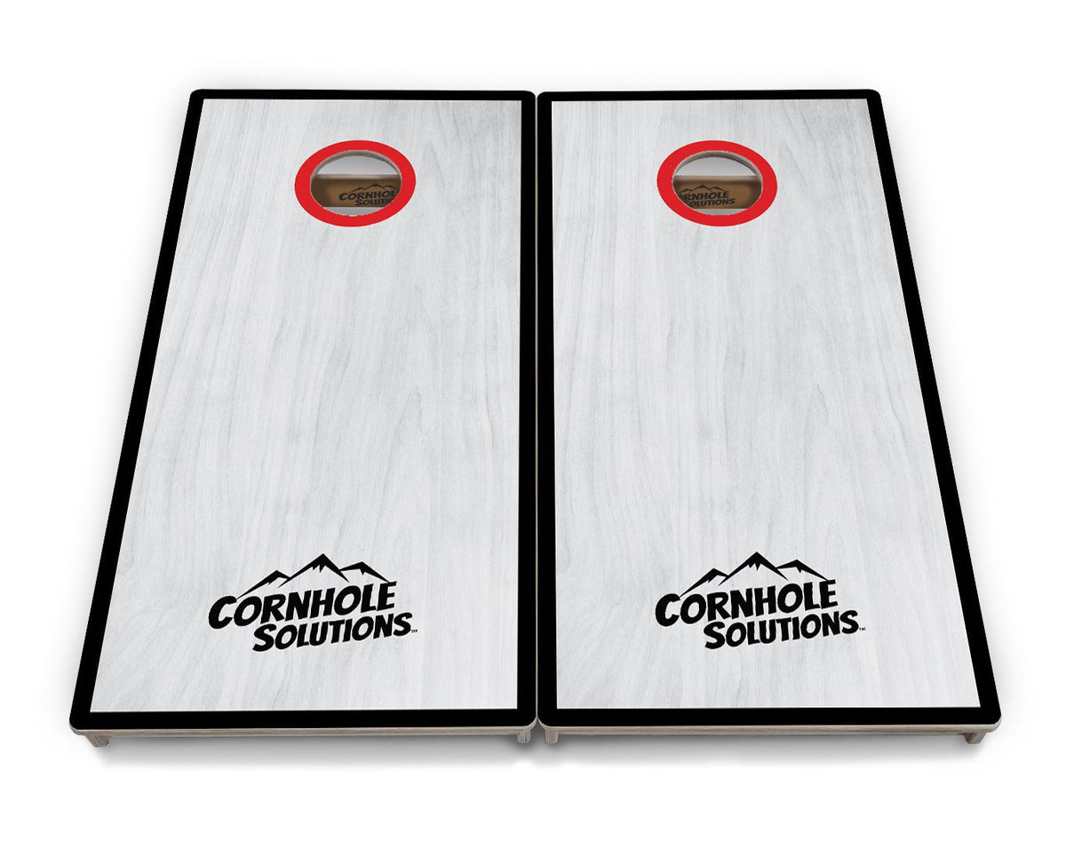 Grey Wash Hole Ring Cornhole Boards – Tournament Series