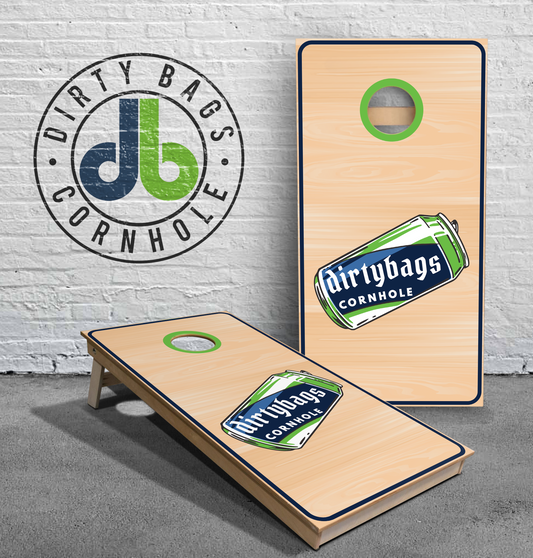 Professional Cornhole Boards - db Beer Can Edition