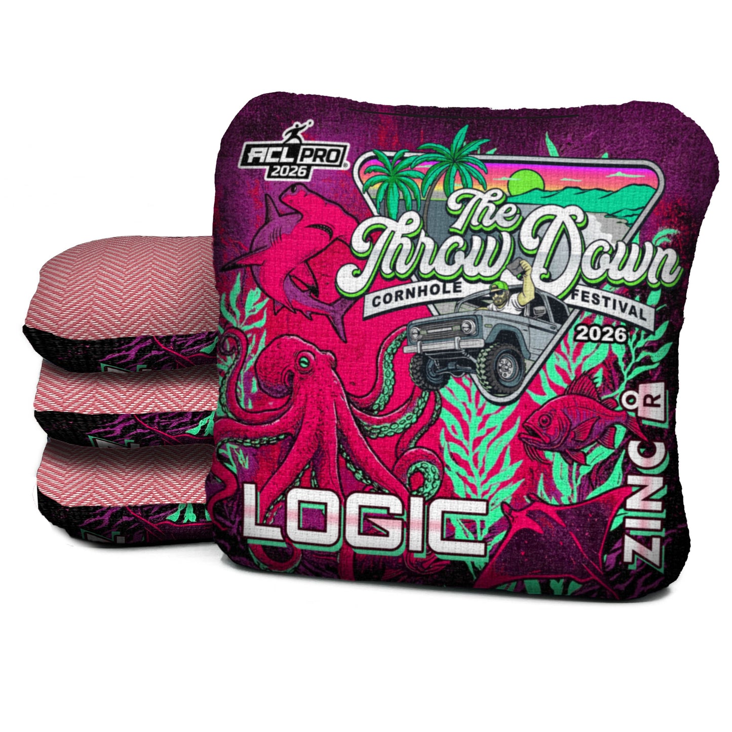 Deep Sea Pink - Zinc - 4.5/9 - ACL PRO 2026 Official Throw Down Bags