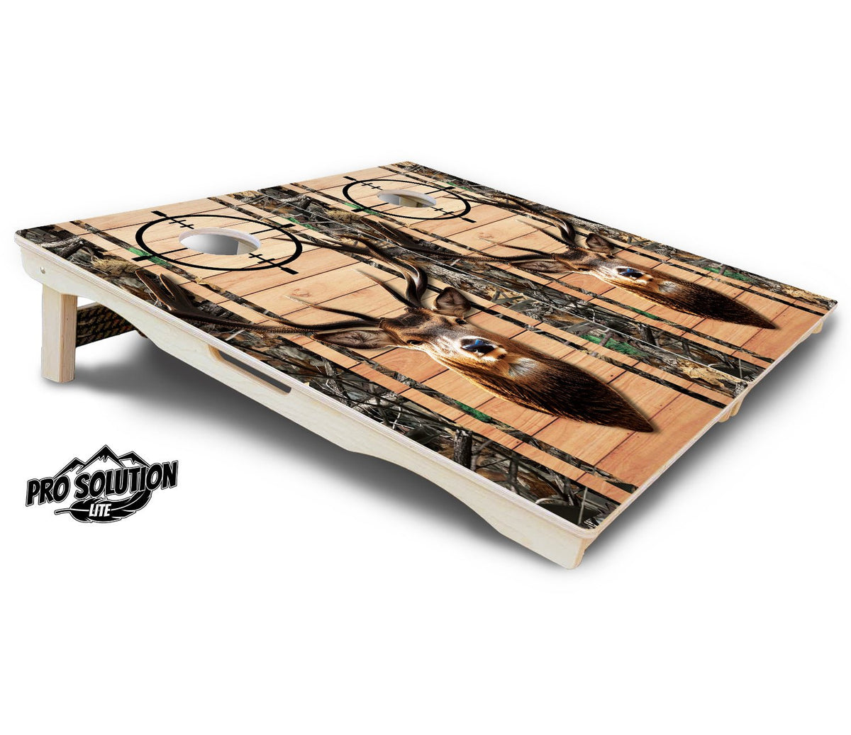 Scope Camo Deer & Fish Cornhole Boards – Pro Lite or Pro Elite