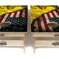 Quick Ship Cornhole Boards - Don't Tread On Me Design
