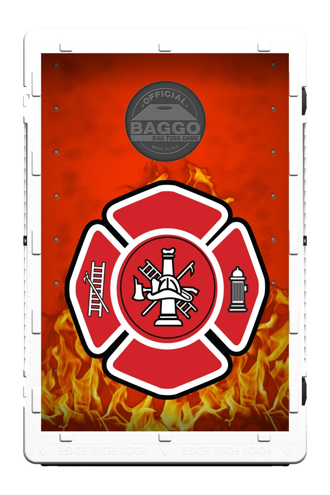 Fire Department Flames Bean Bag Toss Game by BAGGO