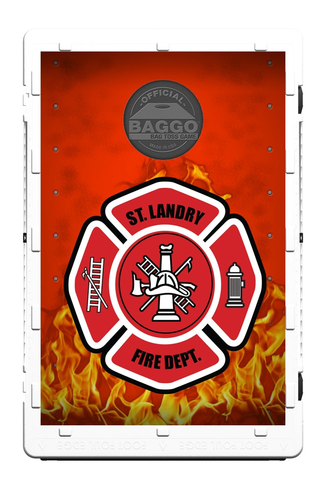 Fire Department Flames Bean Bag Toss Game by BAGGO