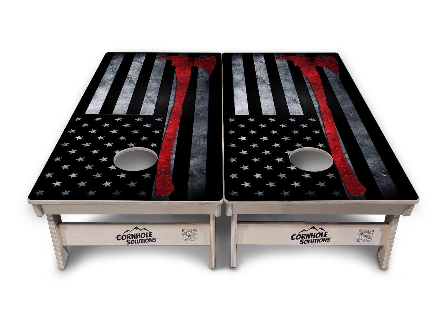 Axe Flag Cornhole Boards - Tournament Series