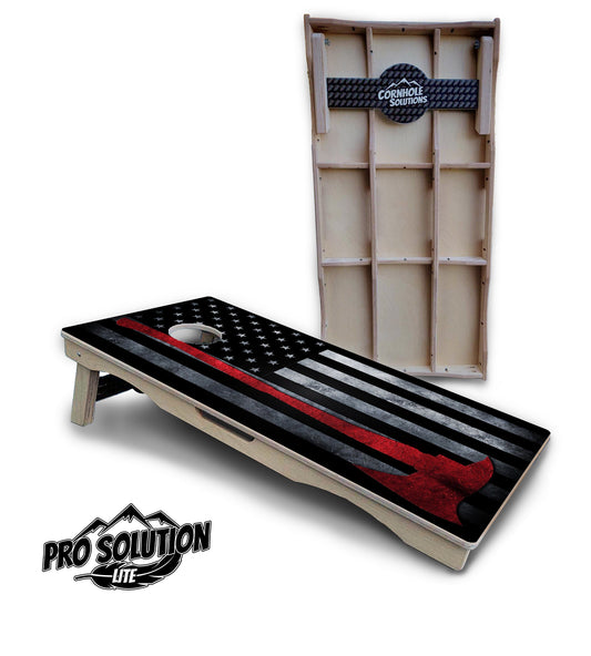 Axe Flag Cornhole Boards - Pro Solution Lite Series