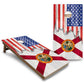 State Flags Alabama to Georgia Cornhole Boards - Backyard Series