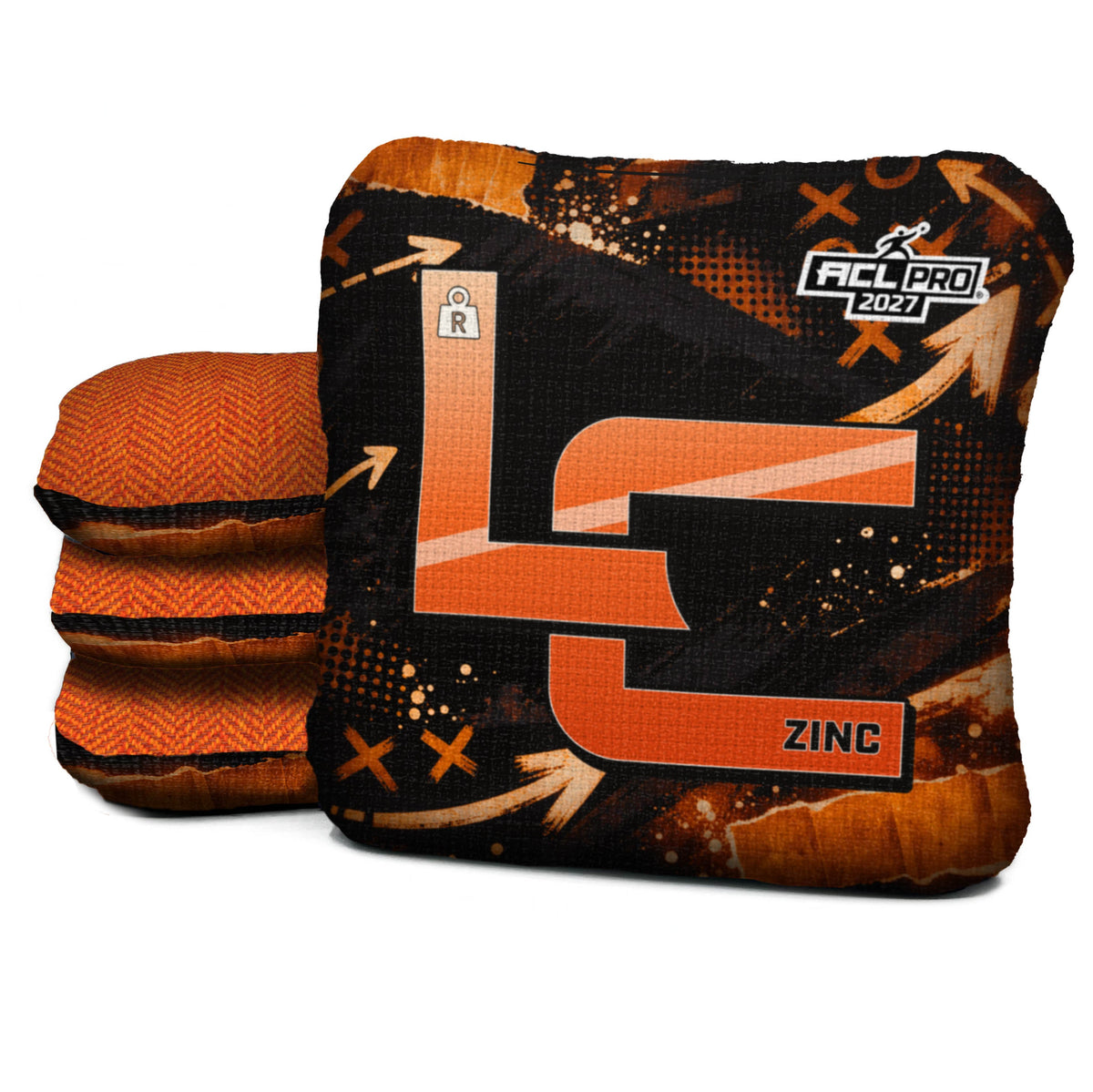 Cincinnati Football Cornhole Bags - Set of 4 | Logic Cornhole