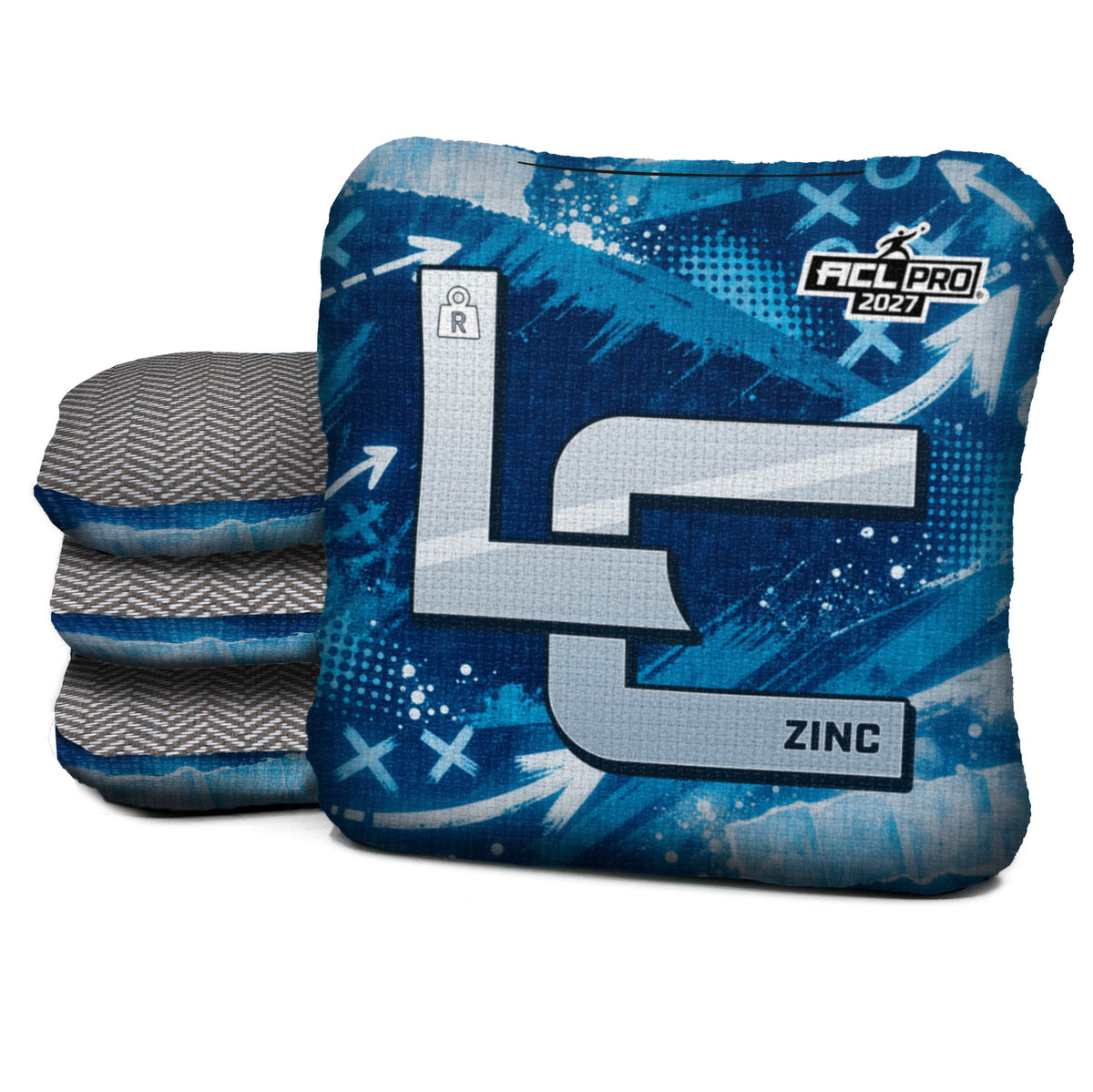 Detroit Football Cornhole Bags - Set of 4 | Logic Cornhole