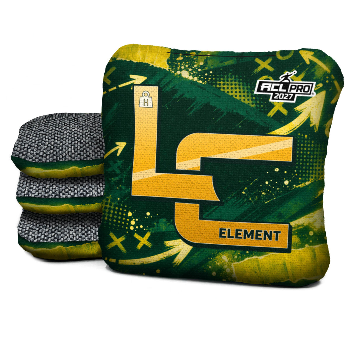 Green Bay Football Cornhole Bags - Set of 4 | Logic Cornhole