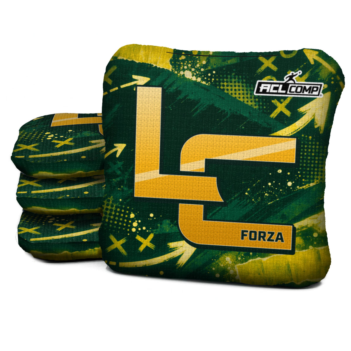 Green Bay Football Cornhole Bags - Set of 4 | Logic Cornhole