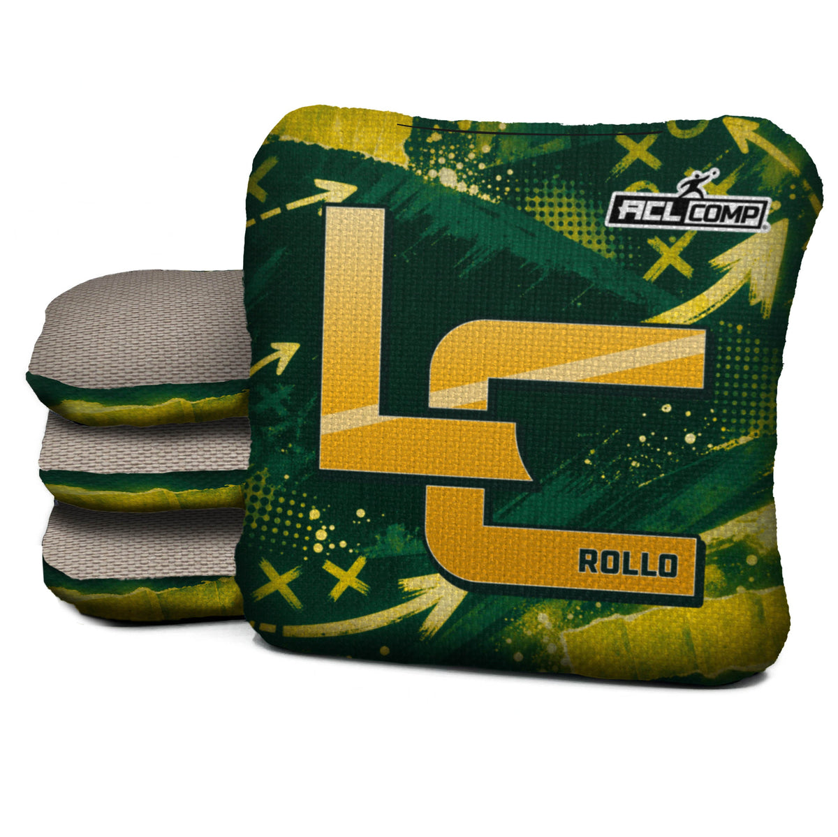 Green Bay Football Cornhole Bags - Set of 4 | Logic Cornhole