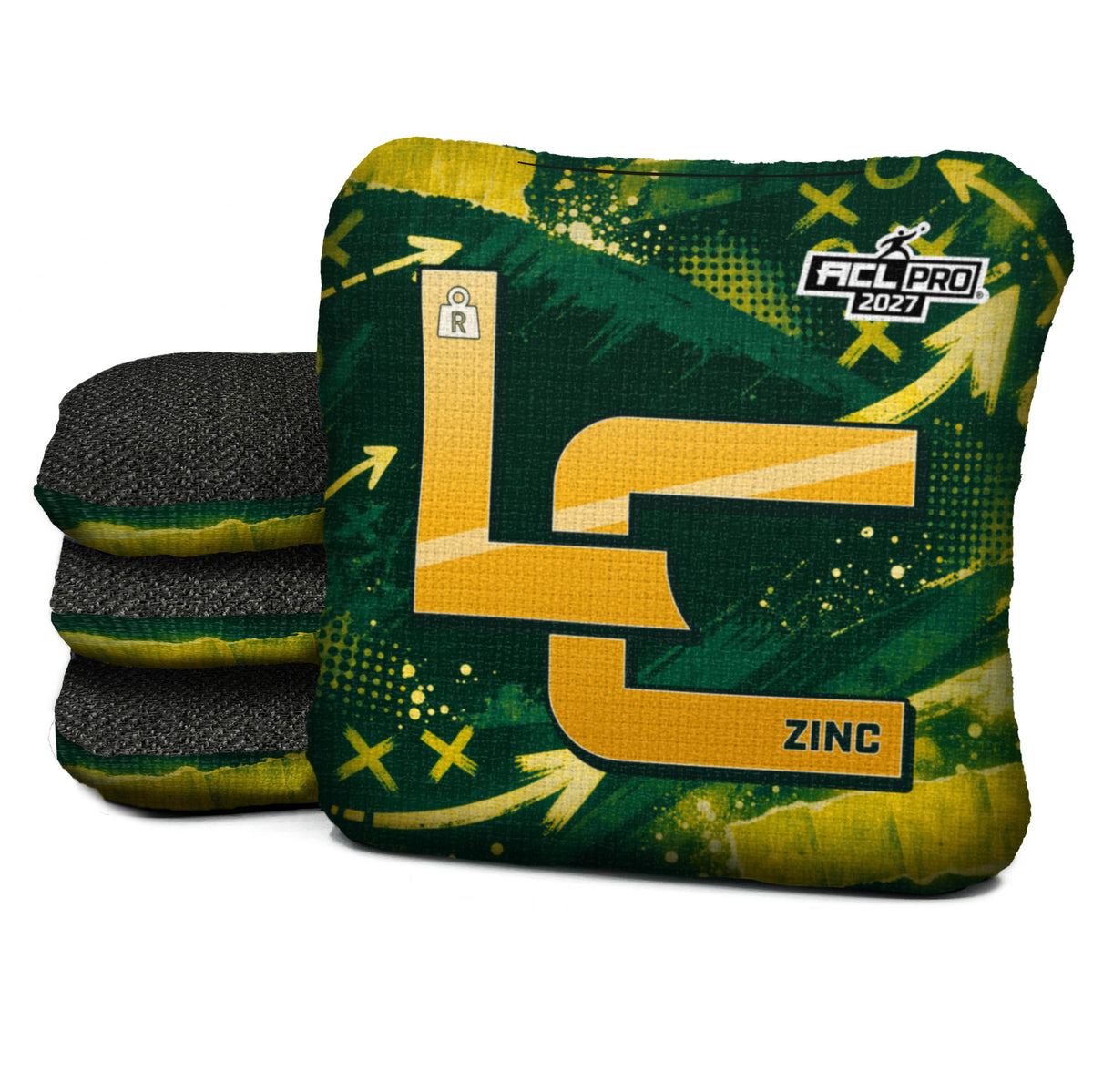 Green Bay Football Cornhole Bags - Set of 4 | Logic Cornhole