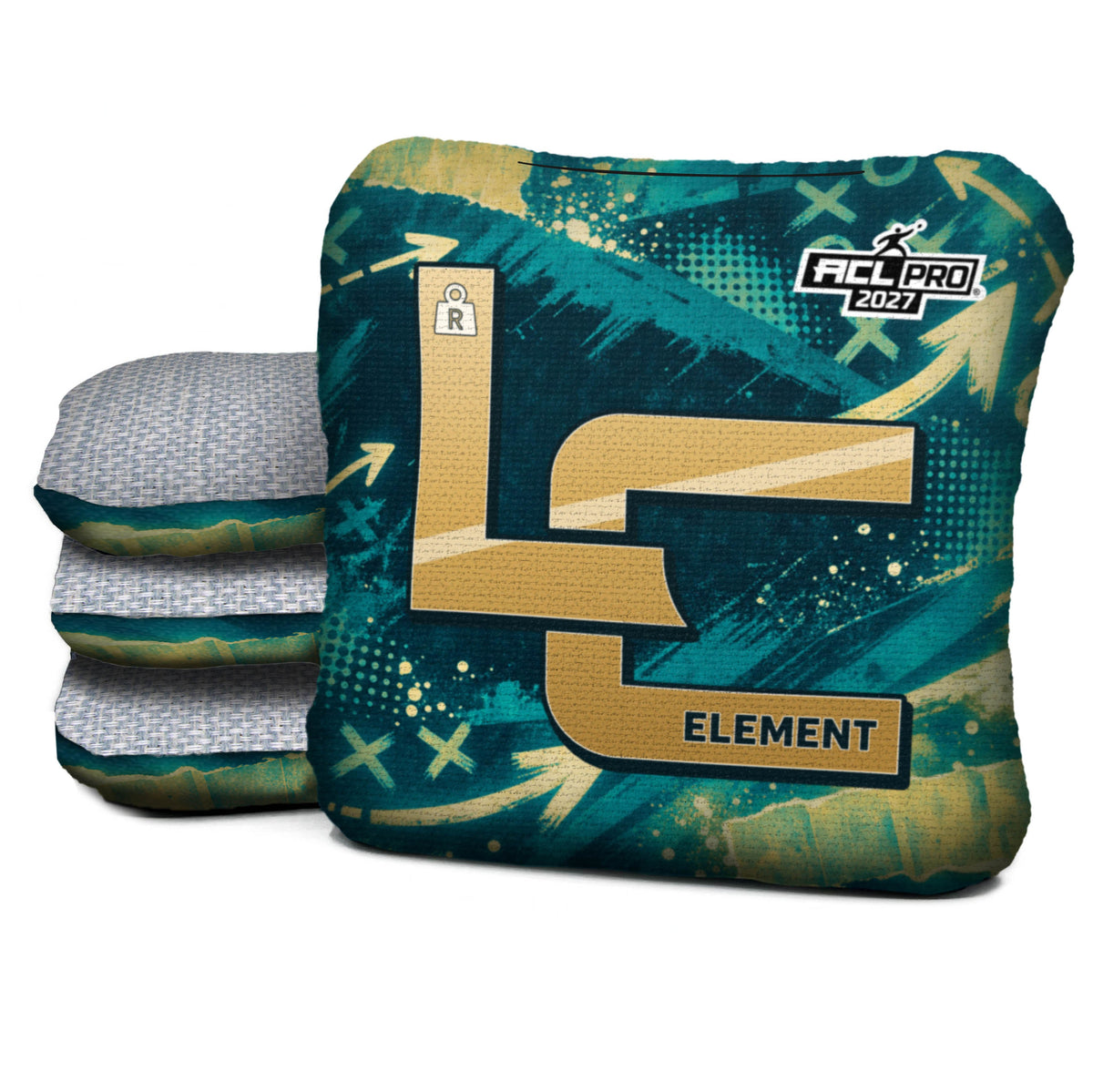 Jacksonville Football Cornhole Bags - Set of 4 | Logic Cornhole