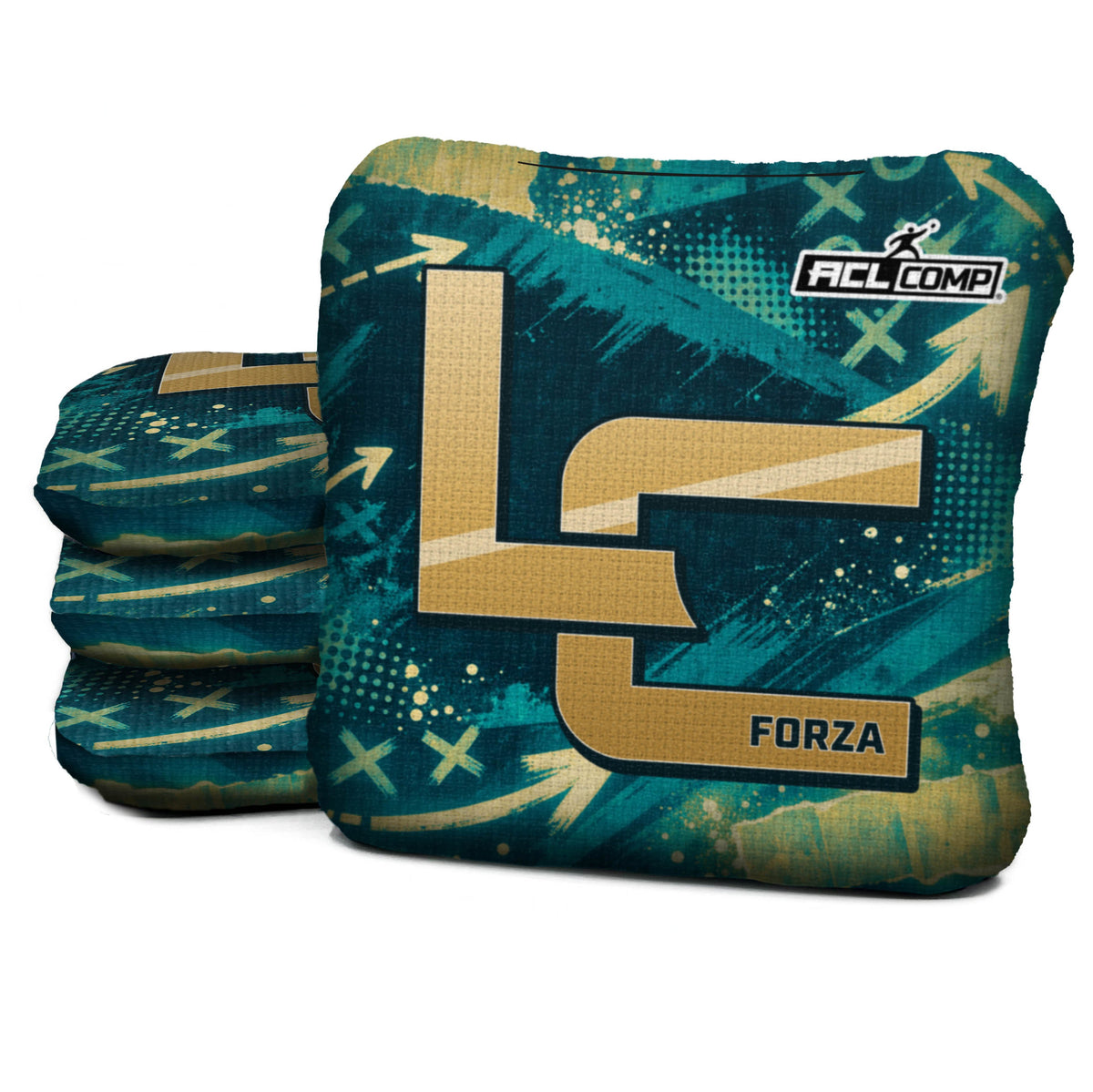 Jacksonville Football Cornhole Bags - Set of 4 | Logic Cornhole