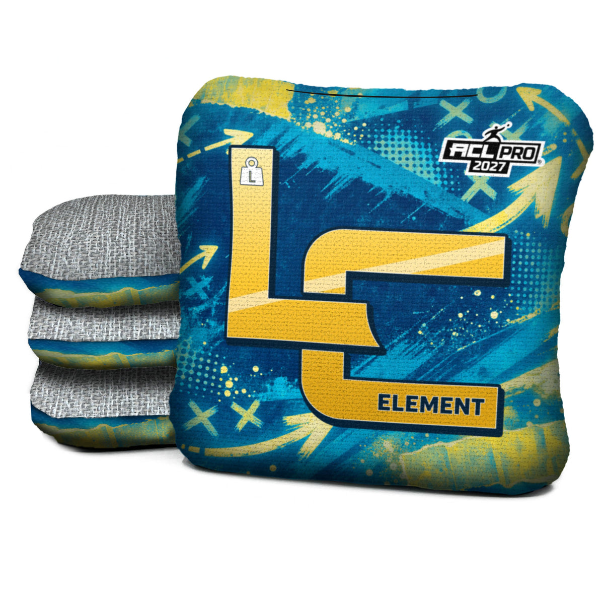 Los Angeles - Powder Football Cornhole Bags - Set of 4 | Logic Cornhole