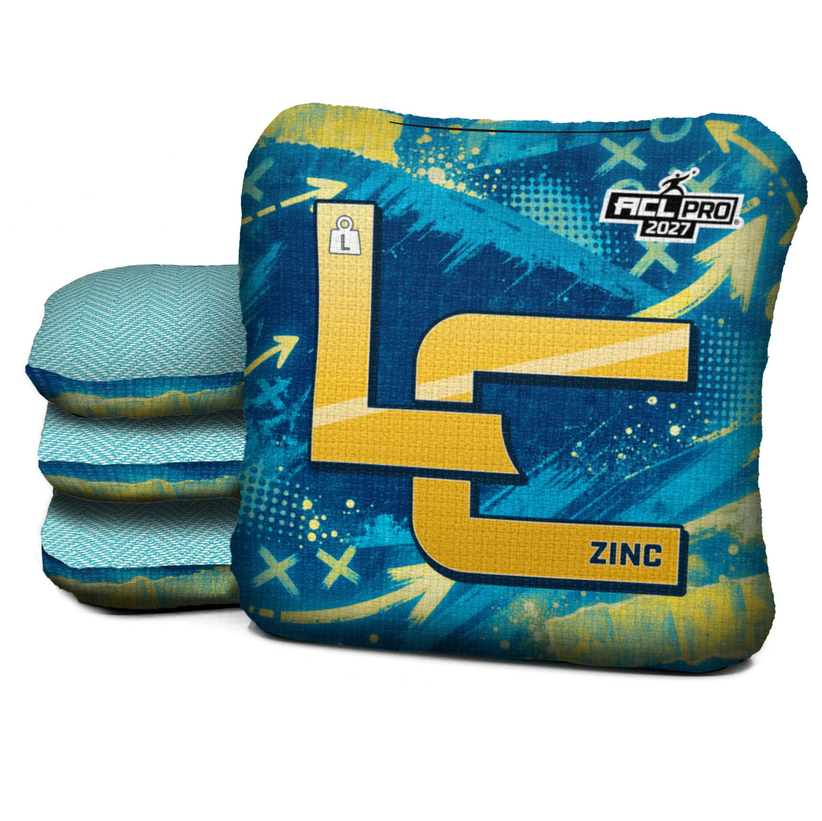 Los Angeles - Powder Football Cornhole Bags - Set of 4 | Logic Cornhole