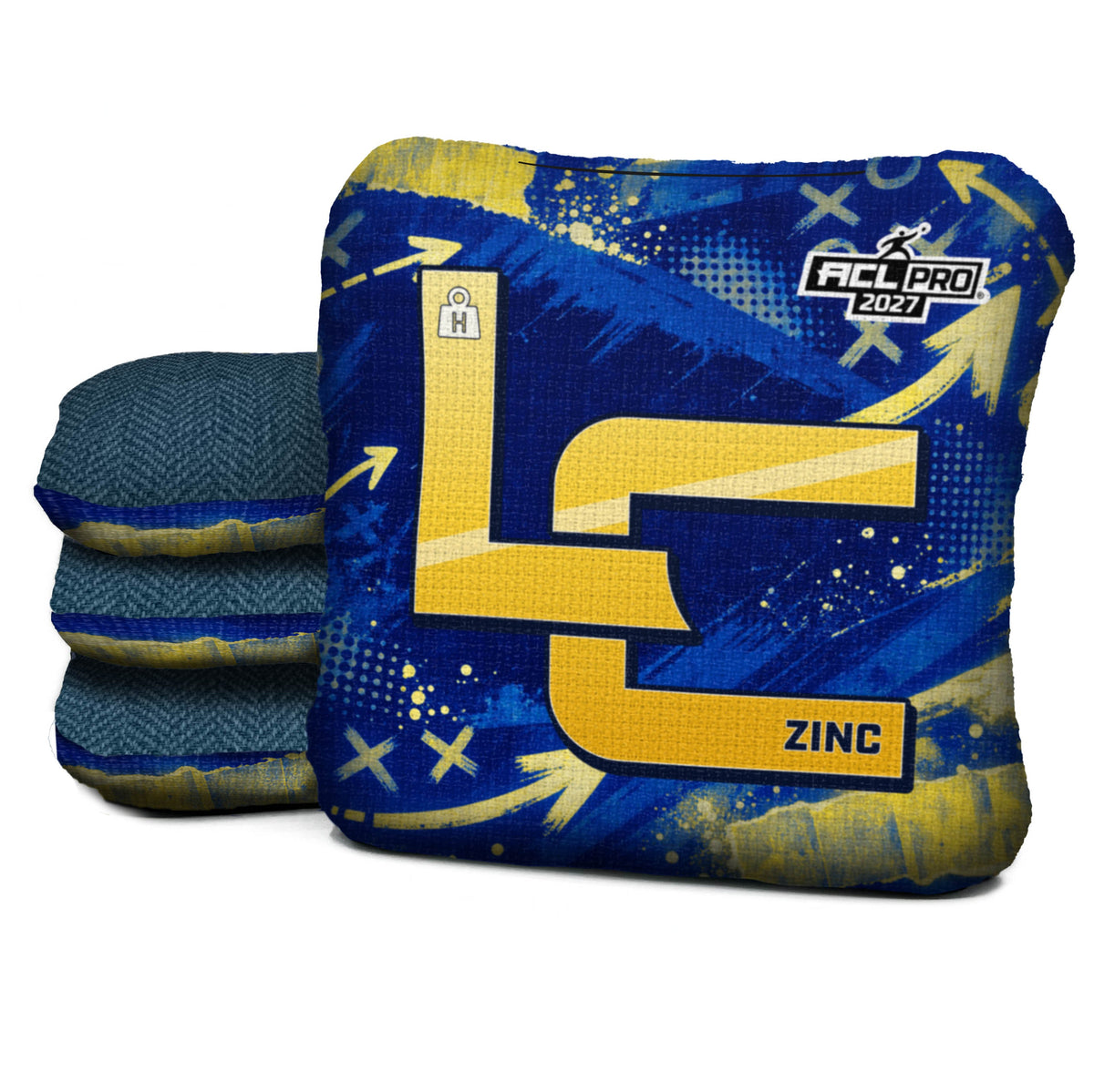 Los Angeles - Royal Football Cornhole Bags - Set of 4 | Logic Cornhole