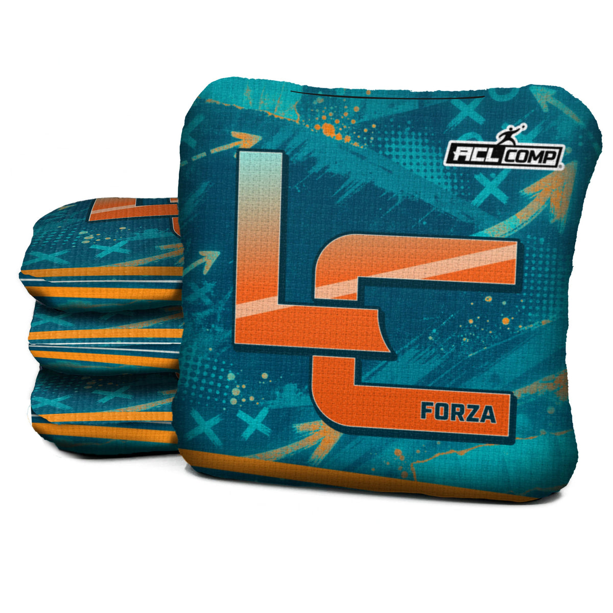 Miami Football Cornhole Bags - Set of 4 | Logic Cornhole