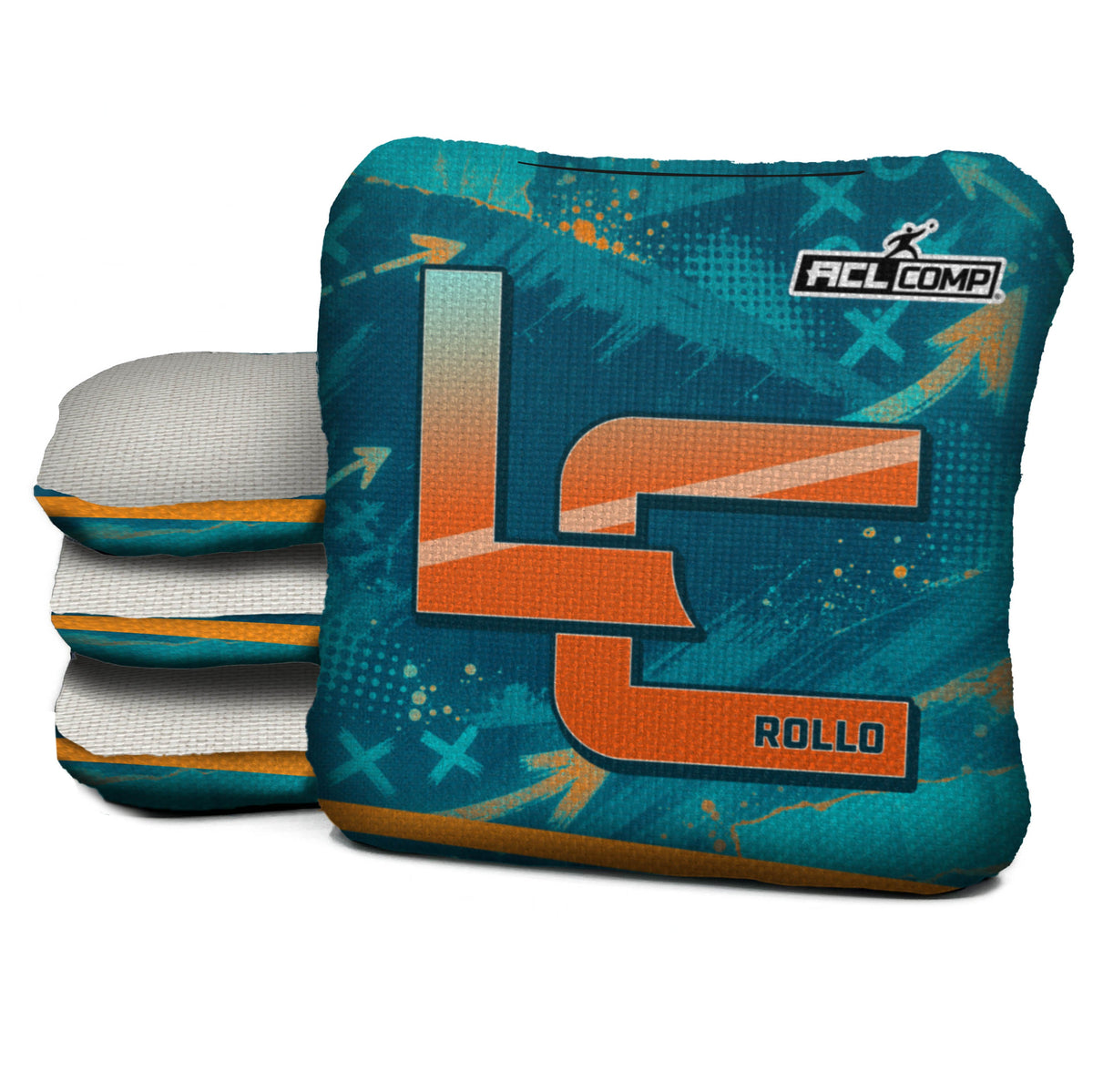 Miami Football Cornhole Bags - Set of 4 | Logic Cornhole