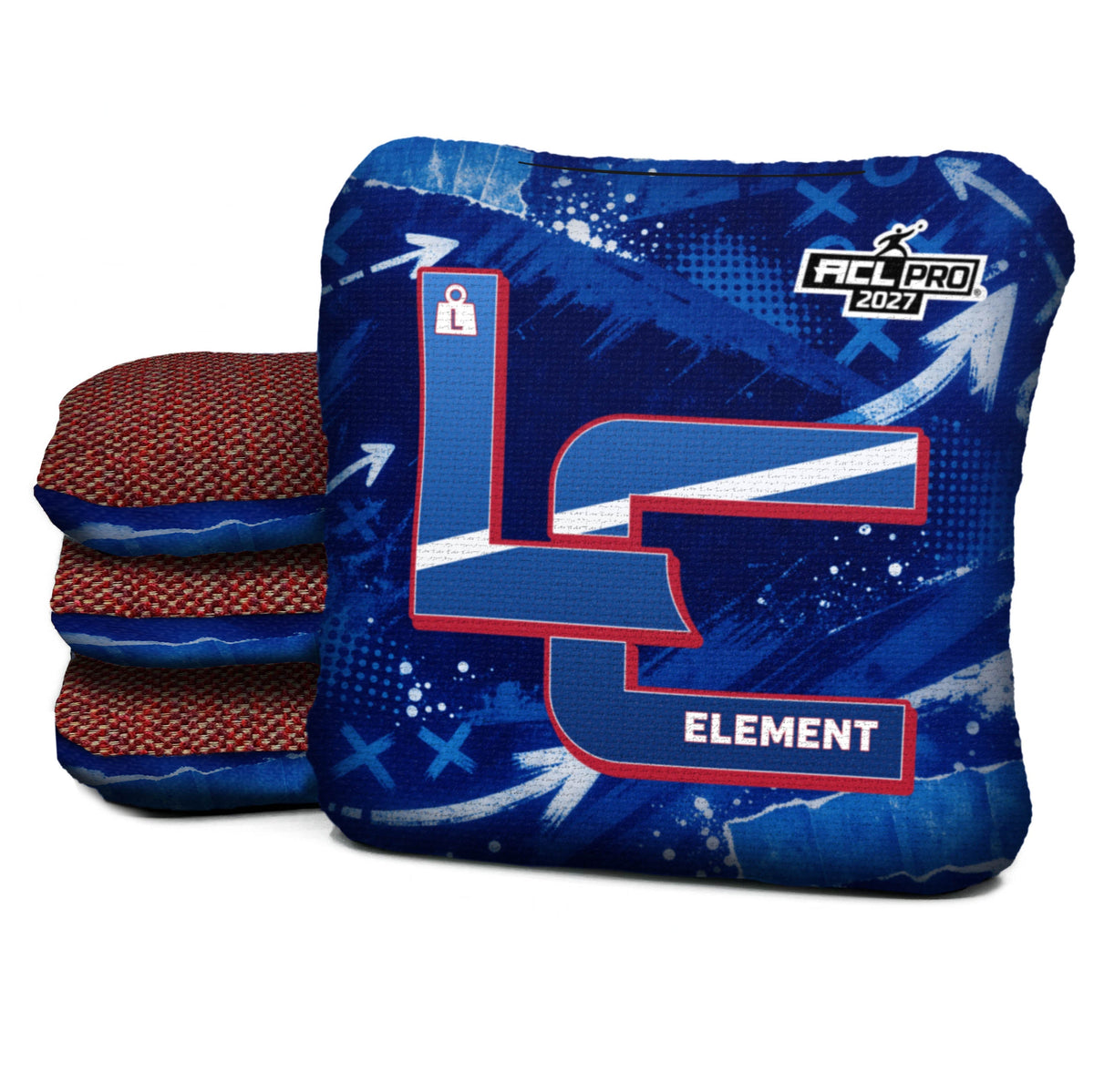 New York - Blue Football Cornhole Bags - Set of 4 | Logic Cornhole