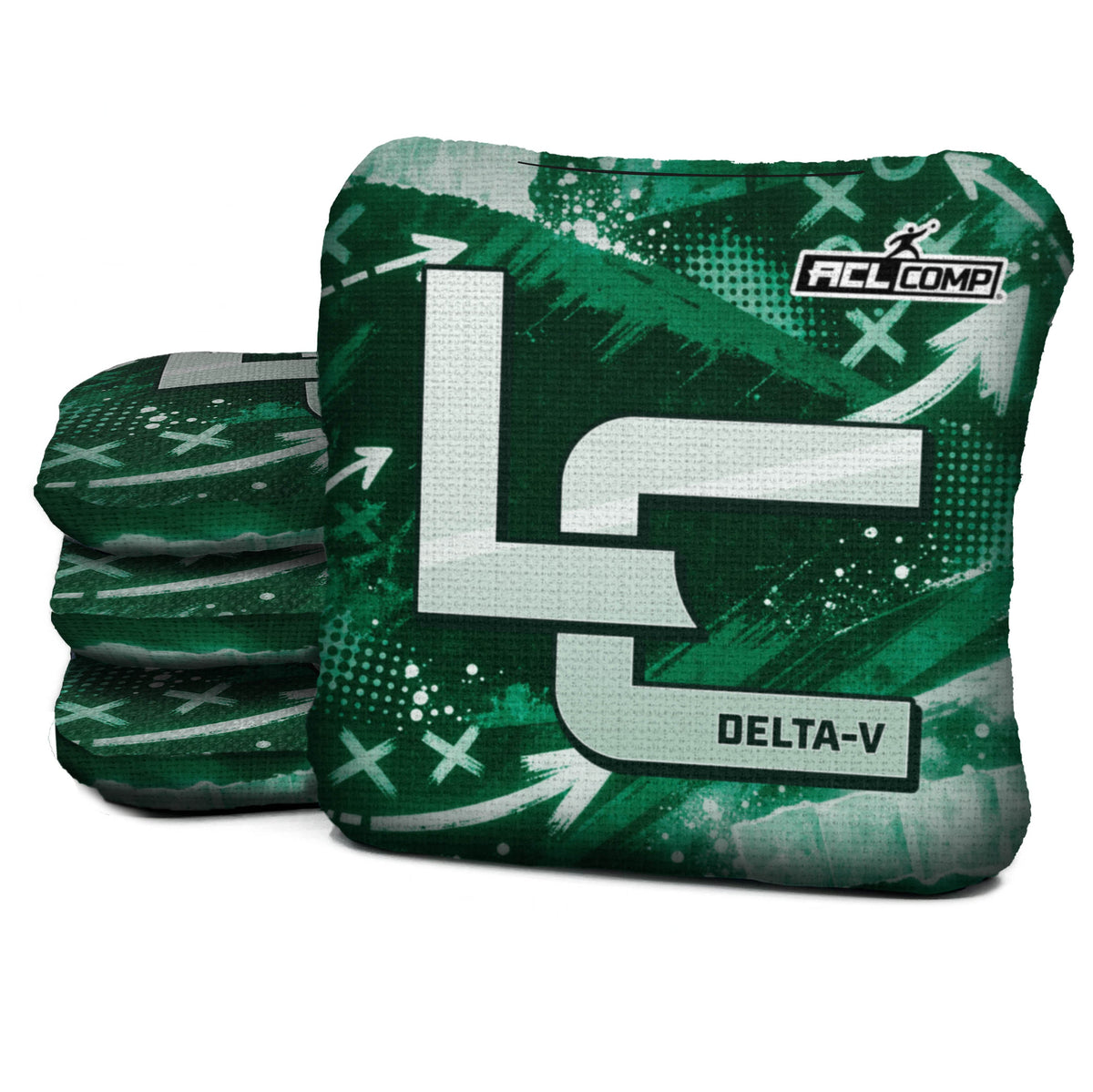 New York - Green Football Cornhole Bags - Set of 4 | Logic Cornhole