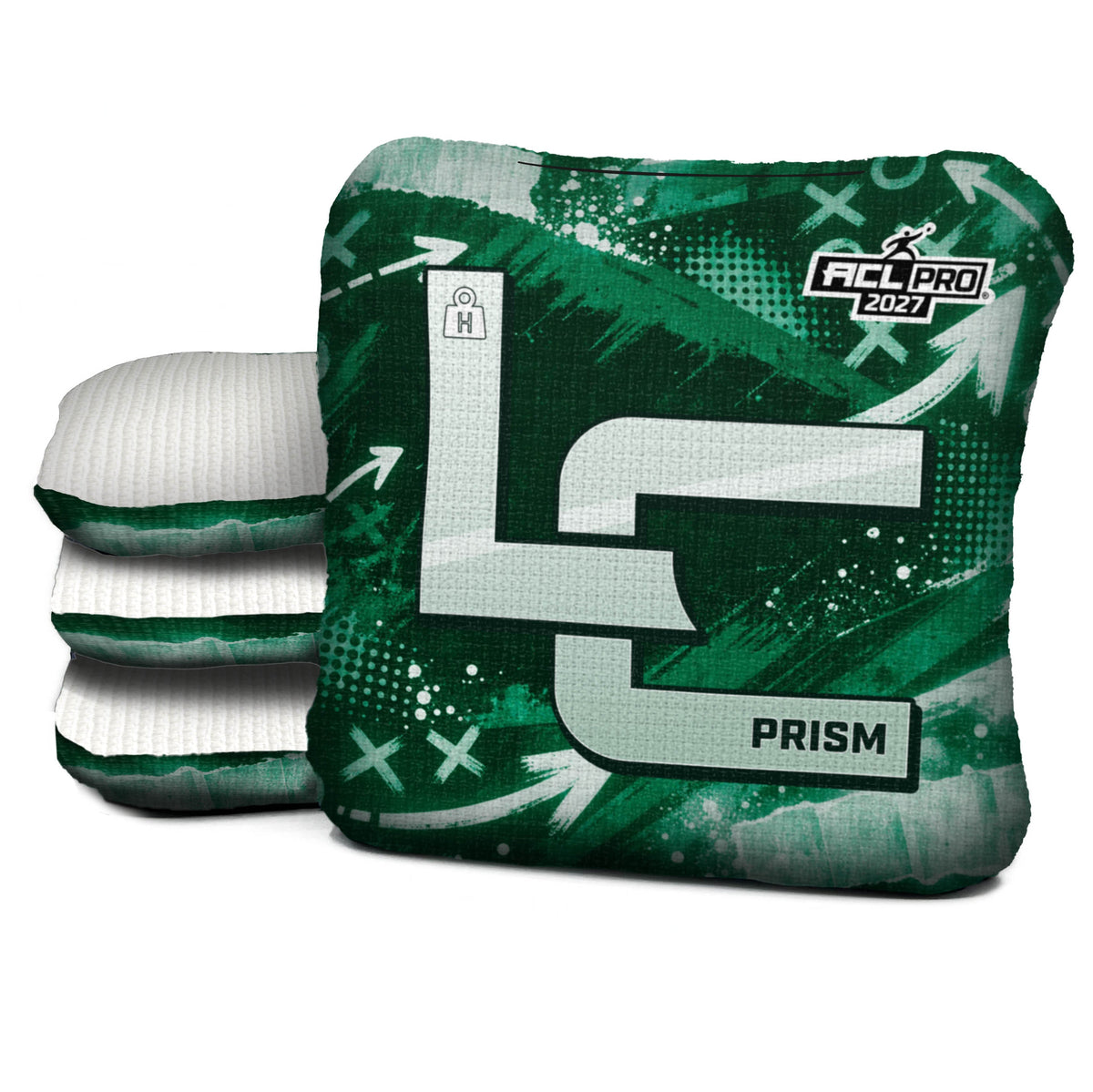 New York - Green Football Cornhole Bags - Set of 4 | Logic Cornhole