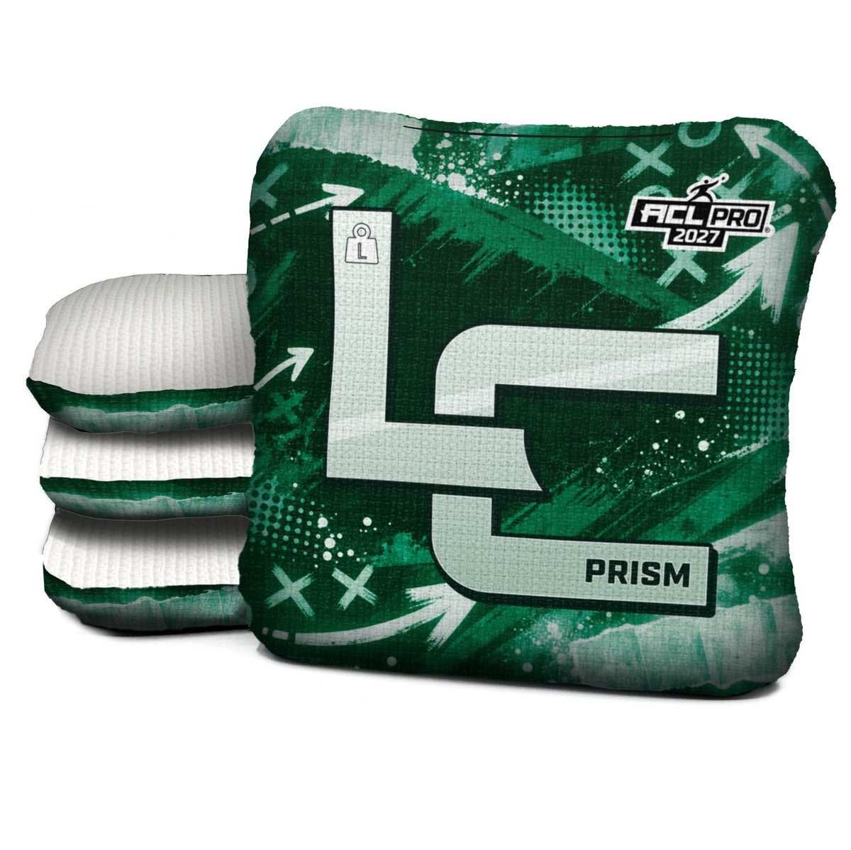 New York - Green Football Cornhole Bags - Set of 4 | Logic Cornhole