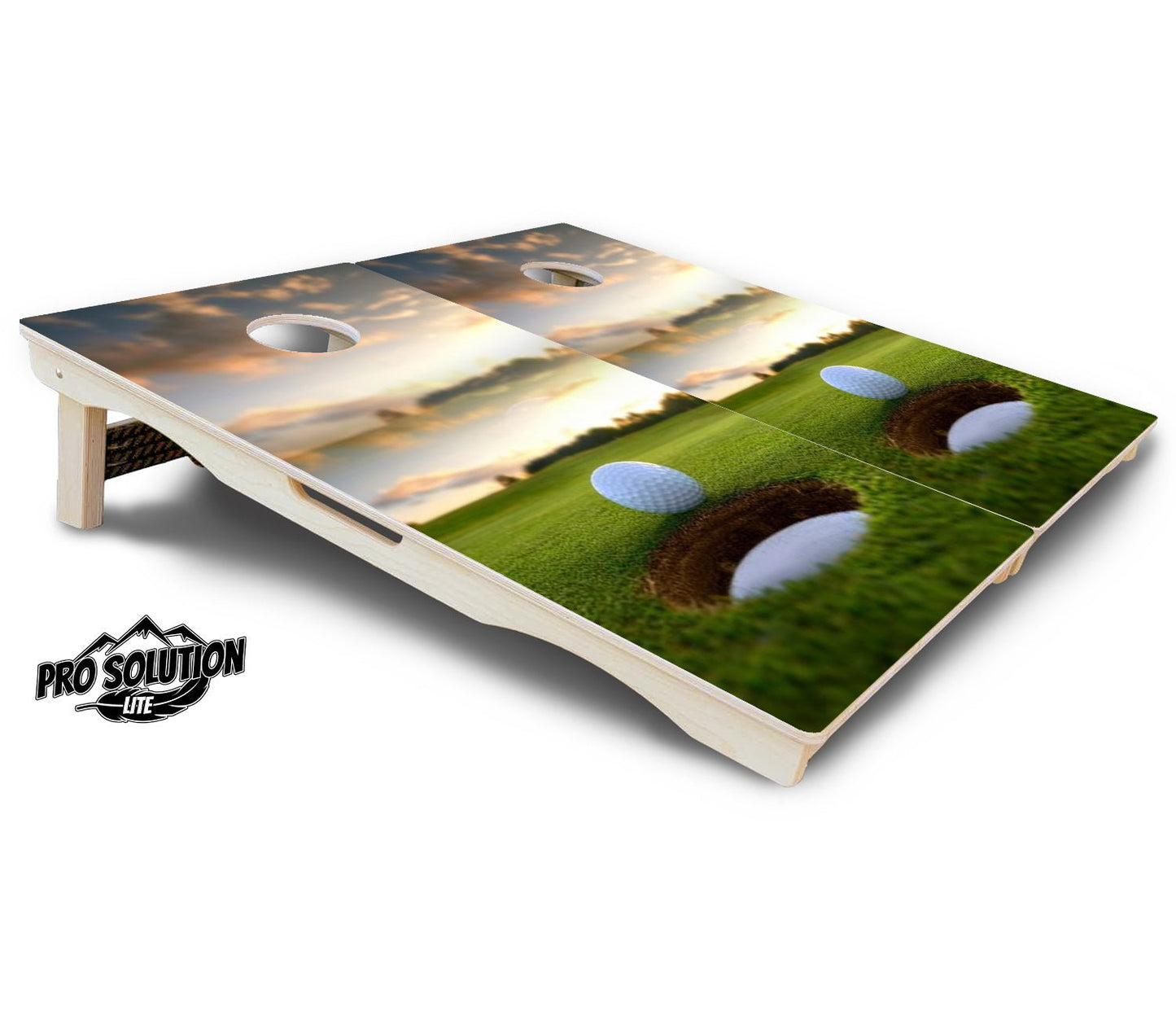 Golf Sunset Cornhole Boards – Pro Lite or Pro Elite
