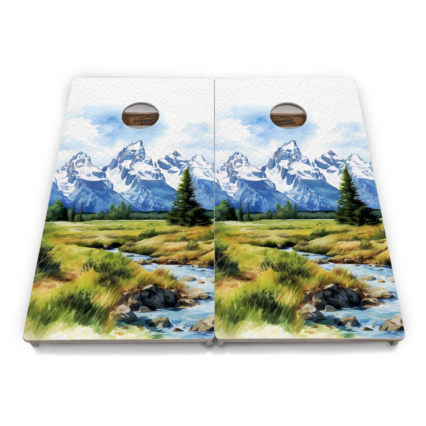 National Parks Cornhole Boards - Professional Tournament Series - Grand Tetons