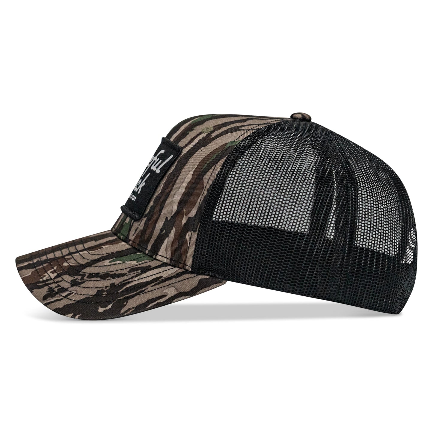 Grateful As F*ck Patch Mesh Snapback Hat