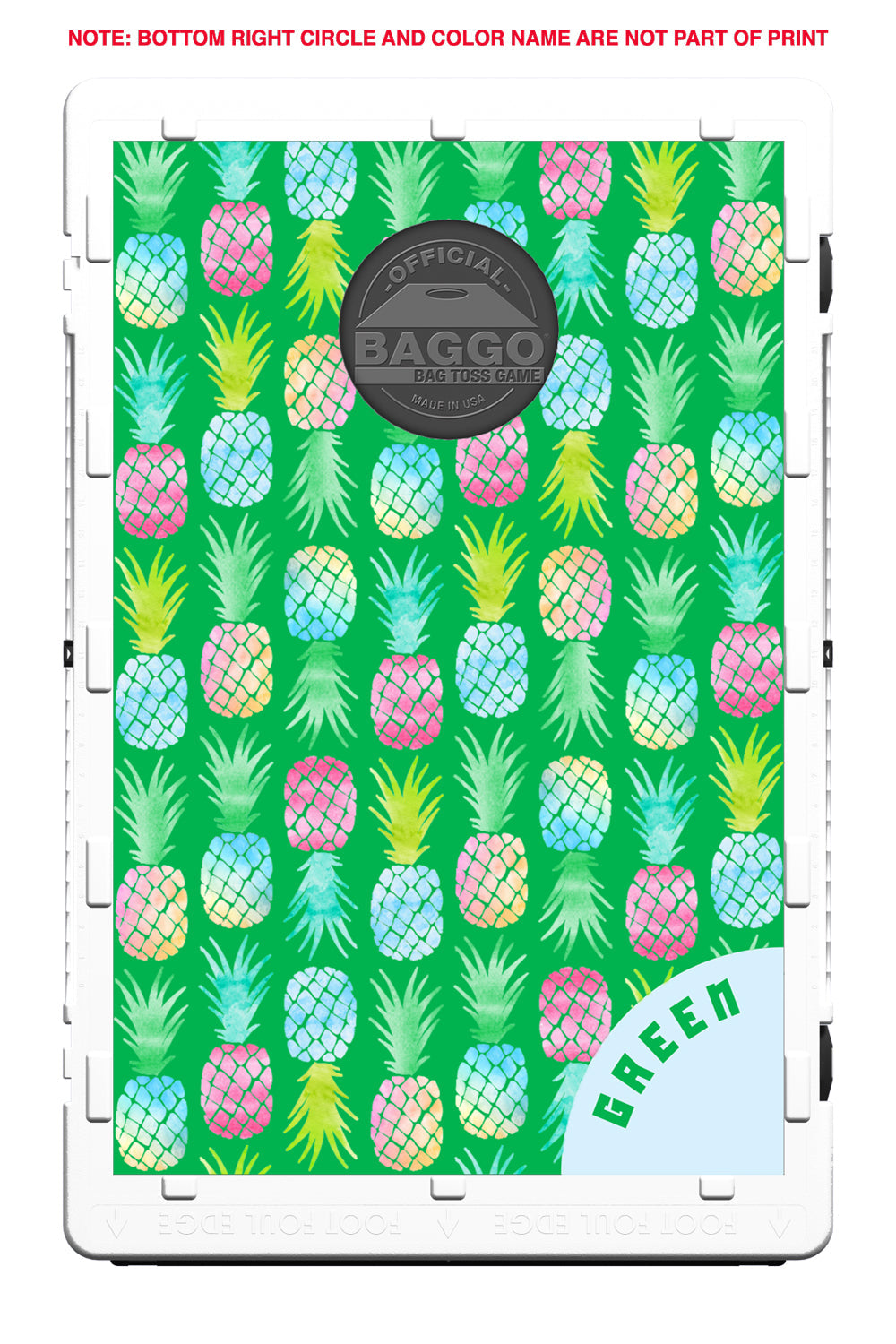 Pineapple Pattern Bean Bag Toss Game by BAGGO