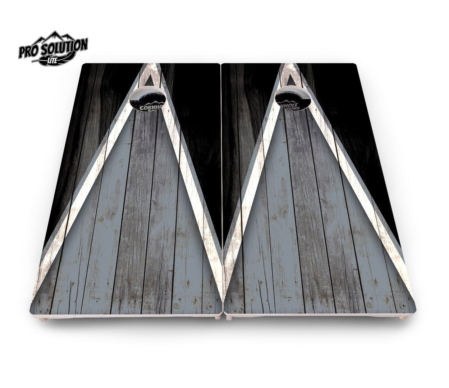 Team Color Triangle Cornhole Boards - Pro Solution Lite Series