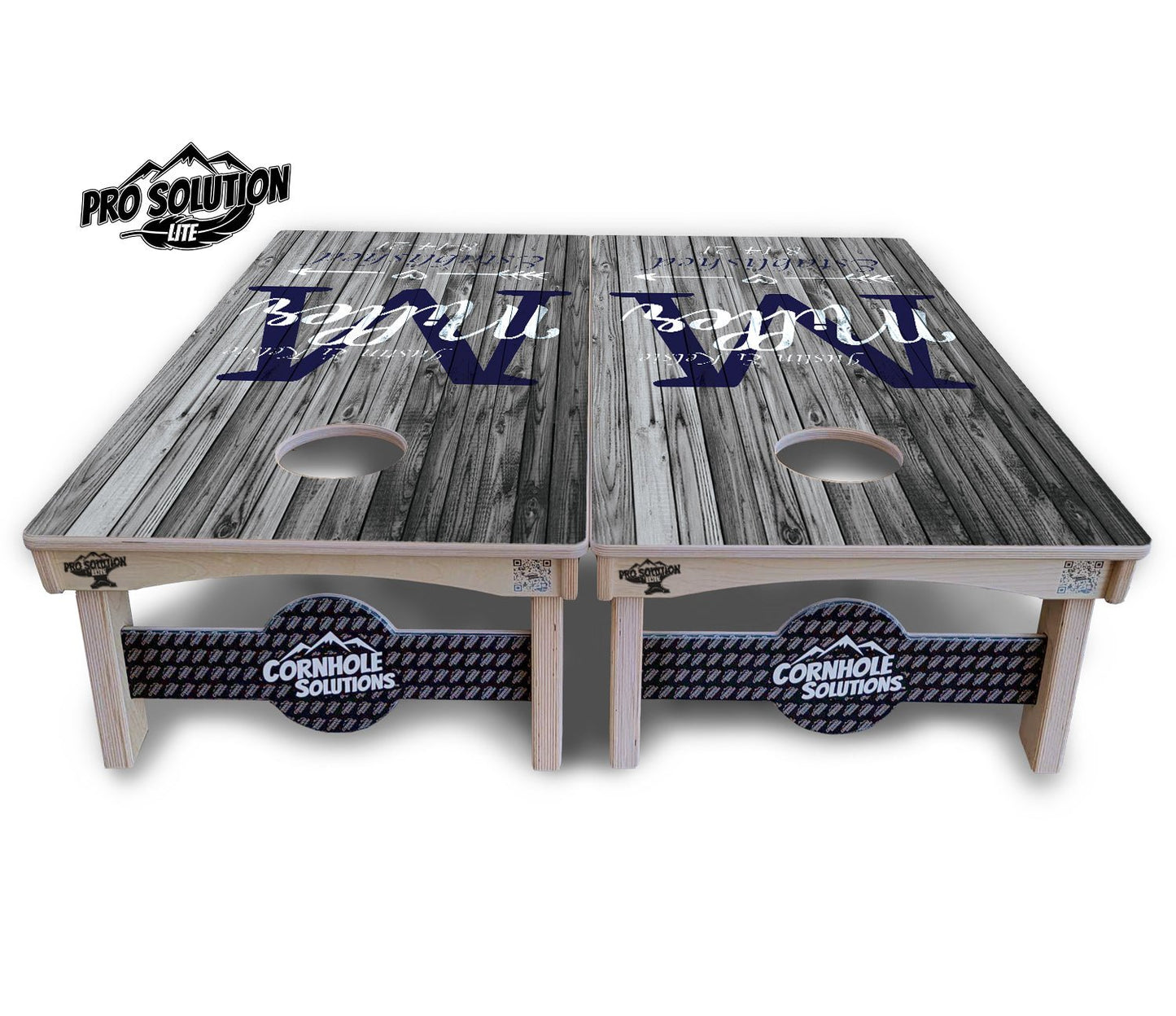 Grey Slat Cornhole Boards – Pro Lite or Pro Elite