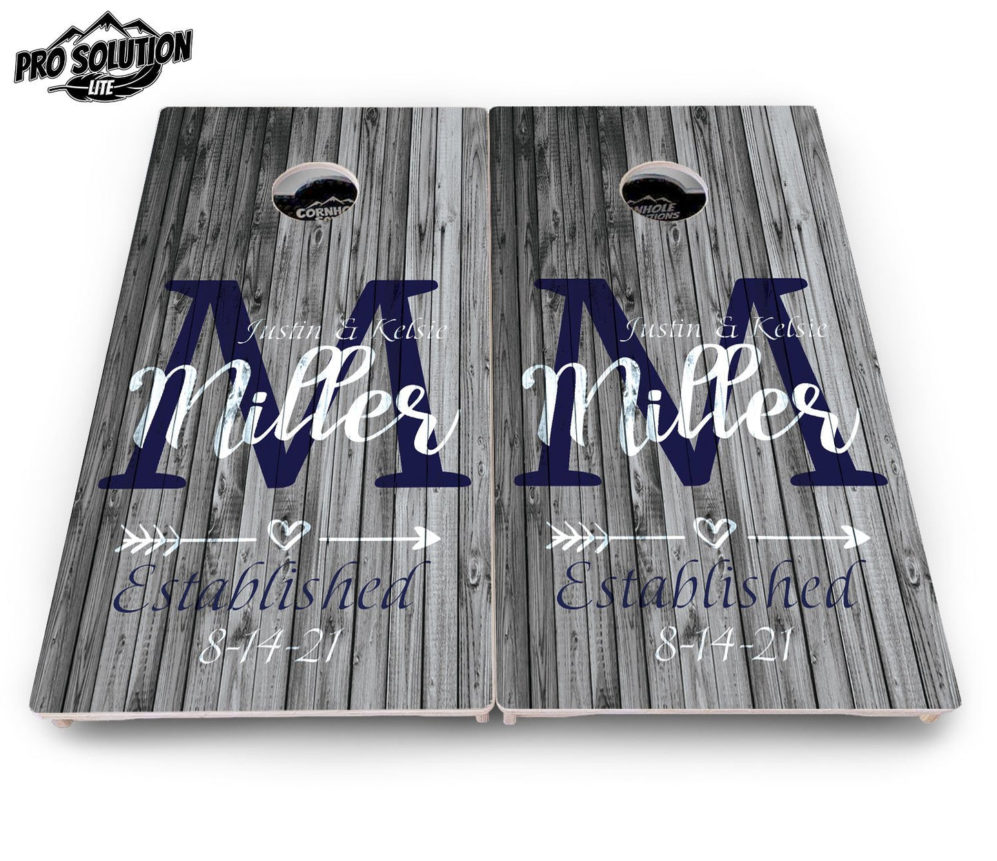 Grey Slat Cornhole Boards – Pro Lite or Pro Elite